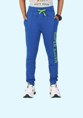 Track Pant For Boys  (Blue, Pack of 1)