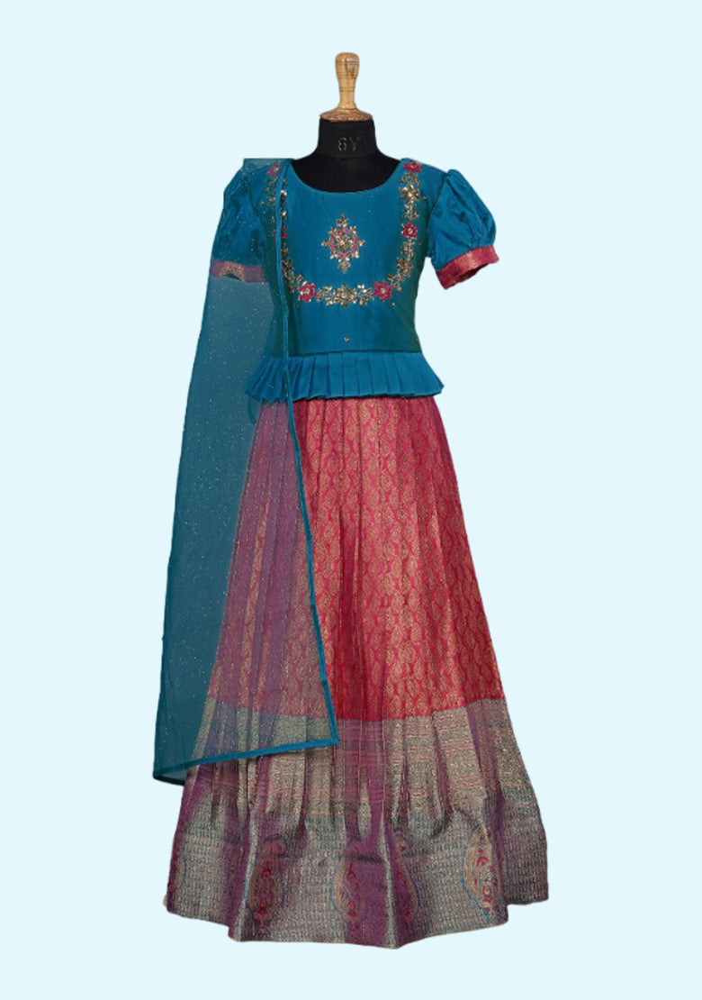 New Kids Lehenga Readymade for Girls Lehenga with Dupatta