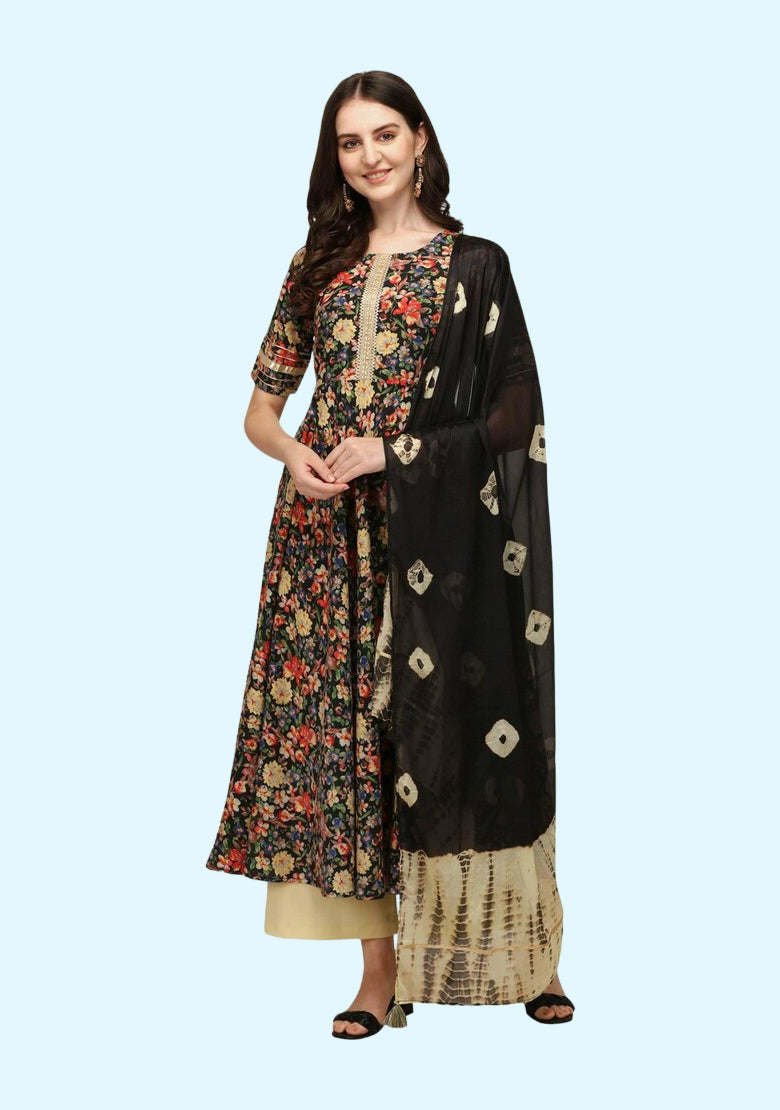 Grab The Fab Women's Cotton Kurta with Duppata