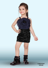 Girls Party(Festive) Top Handbag, Skirt D.no:11347 Rama