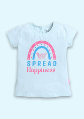 New arrival branded girls Multicolors Printed T-shirt