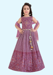 Girls Ghaghra Choli Ethnic Wear, Choli and Dupatta Set