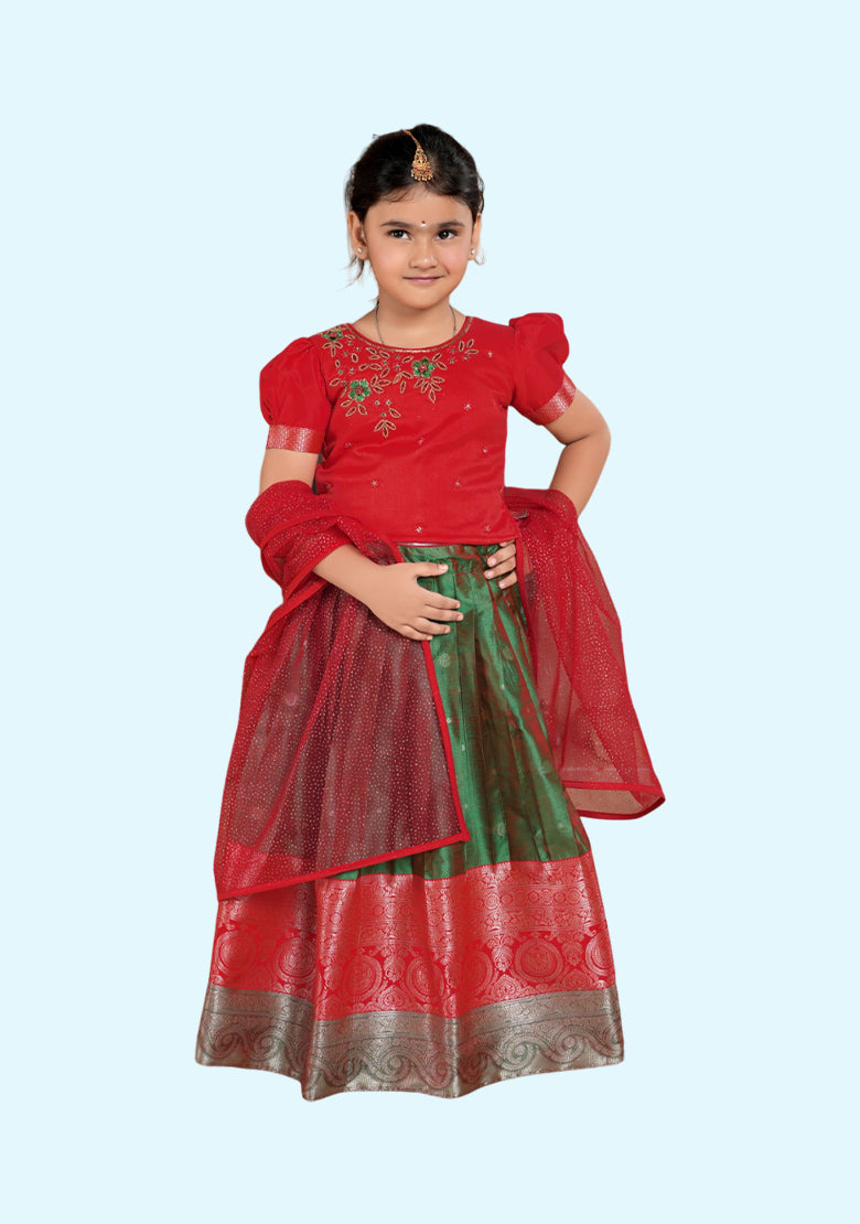 New Traditional Ethnic Wear for Girls Lehenga with Dupatta