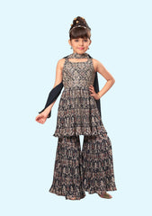 Kids Sharara Suits Girls Wear Catalog