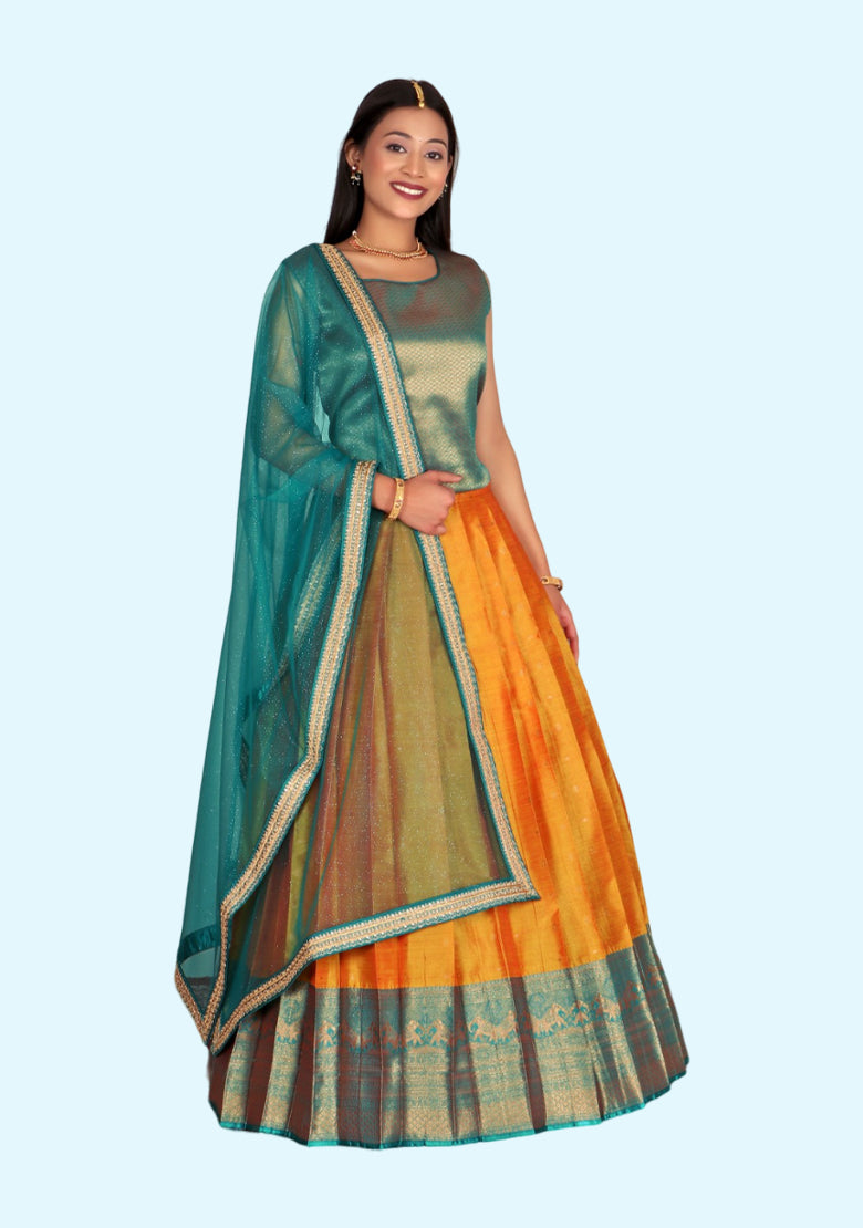 New Traditional Ethnic Wear for Girls Lehenga with Dupatta