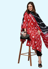 Women's Rayon Printed Kurta with Palazzos and Dupatta set