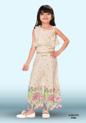 Girls Embellished Velvet Dress D.no: 173 Yellow, Pink