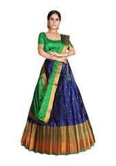 Girls Semi Stitched Lehenga with Dupatta