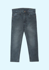 Boys Skinny Mid Rise Grey Jeans