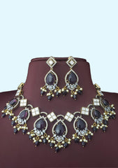 Victoria Necklace Neckpiece With Earring Set