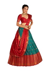 Girls Semi Stitched Lehenga with Dupatta