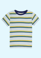 Striped Round-neck T-shirt