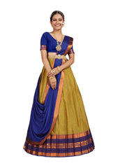 Girls Semi Stitched Lehenga with Dupatta