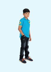 Boys Cool and Crisp Polo Collar T-shirt