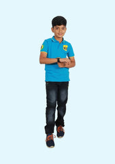 Boys Cool and Crisp Polo Collar T-shirt