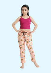 Print Pyjama for Women and Girls.  Suitable for Gym, Yoga, Cycling, Night Wear, Casual wear, and other sports.