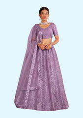 Women Embroidered A-Line Lehenga & Choli with Dupatta