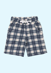 Cotton Checked Shorts