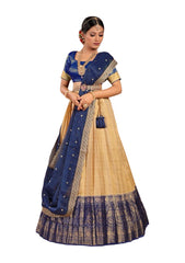 Girls Semi Stitched Lehenga with Dupatta