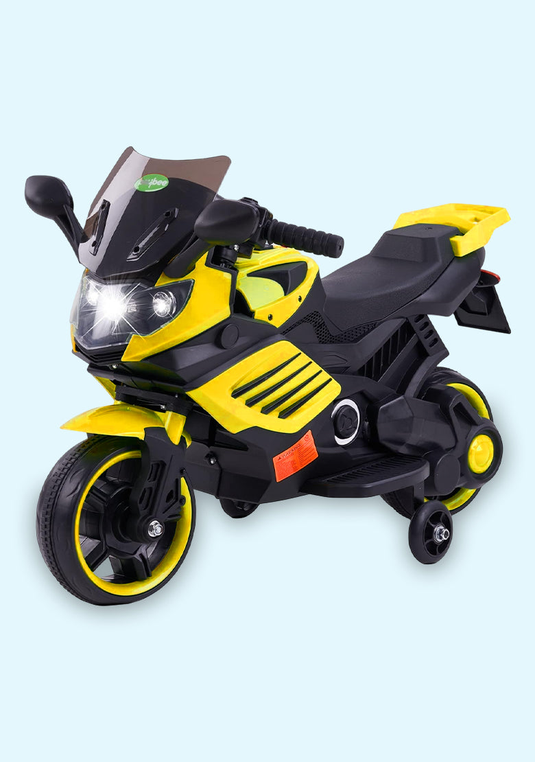 Jagadamba Kids World S1000 Rechargeable Battery Operated Ride On Bike For Kids, With Music & Light Bike Battery Operated Ride On