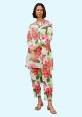 Printed Cotton Kurta with Pants