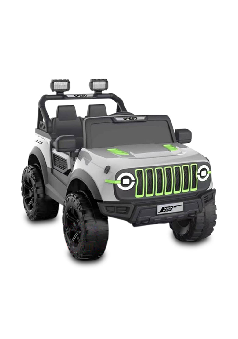 PP INFINITE Kids Thar 12V Electric Ride On Jeep For Kids With Bluetooth, Music 1-6 Yrs Jeep Battery Operated Ride On