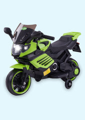 Jagadamba Kids World S1000 Rechargeable Battery Operated Ride On Bike For Kids, With Music & Light Bike Battery Operated Ride On