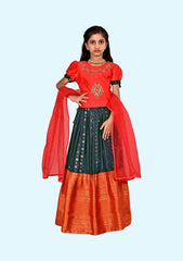 New Traditional Ethnic Wear for Girls Lehenga with Dupatta