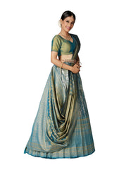 Girls Semi Stitched Lehenga with Dupatta