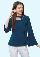 Women's Solid Crepe Top