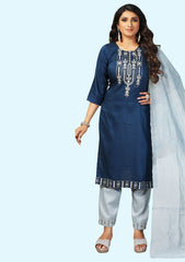 Latest Cotton Kurti Touser & duptta Set