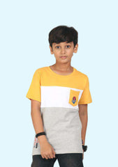 Boys Printed Pure Cotton T Shirt (Pack of 1)