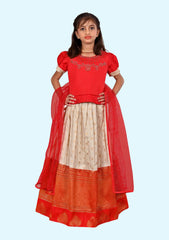 New Kids Lehenga Readymade for Girls Lehenga with Dupatta