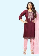 Latest Cotton Kurti Touser & duptta Set