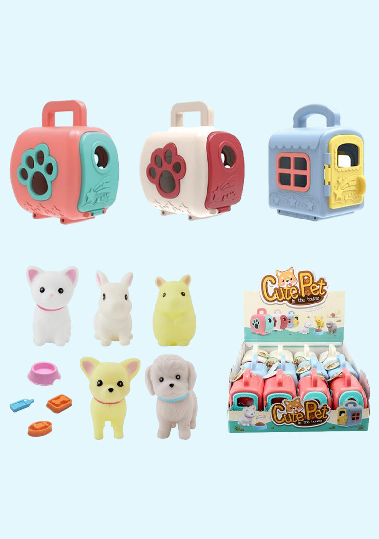 Cute Pet Carrier w/Accessories