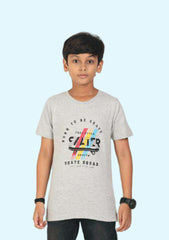 Boys Printed Pure Cotton T Shirt (Pack of 1)