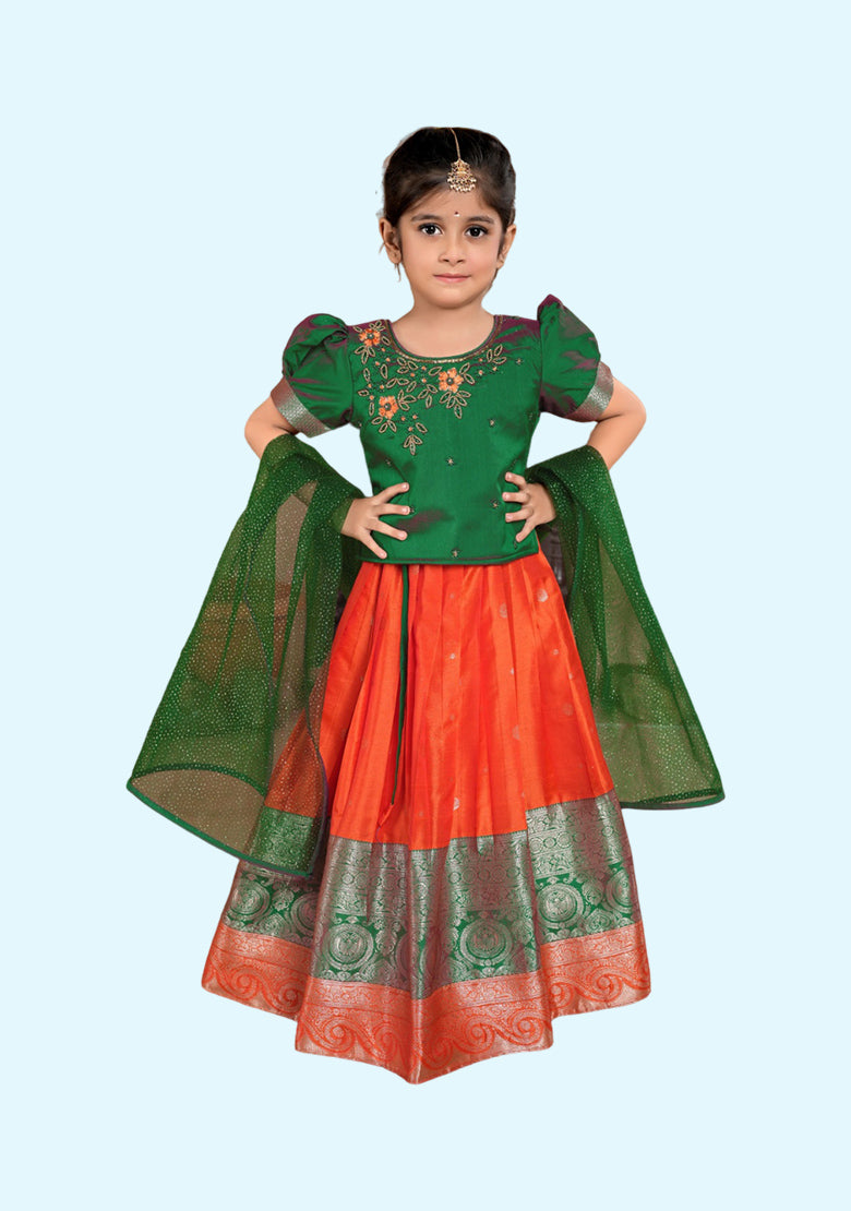 New Traditional Ethnic Wear for Girls Lehenga with Dupatta