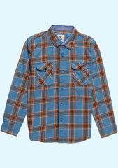 Men's Green Checkered Casual Cotton Shirt