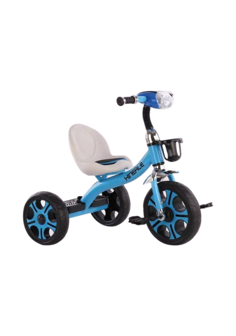 Children Plug and Play Kids Tricycle Trike with Front & Back Side Storage Basket, Baby Tricycle Ride on Outdoor