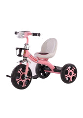 Children Plug and Play Kids Tricycle Trike with Front & Back Side Storage Basket, Baby Tricycle Ride on Outdoor