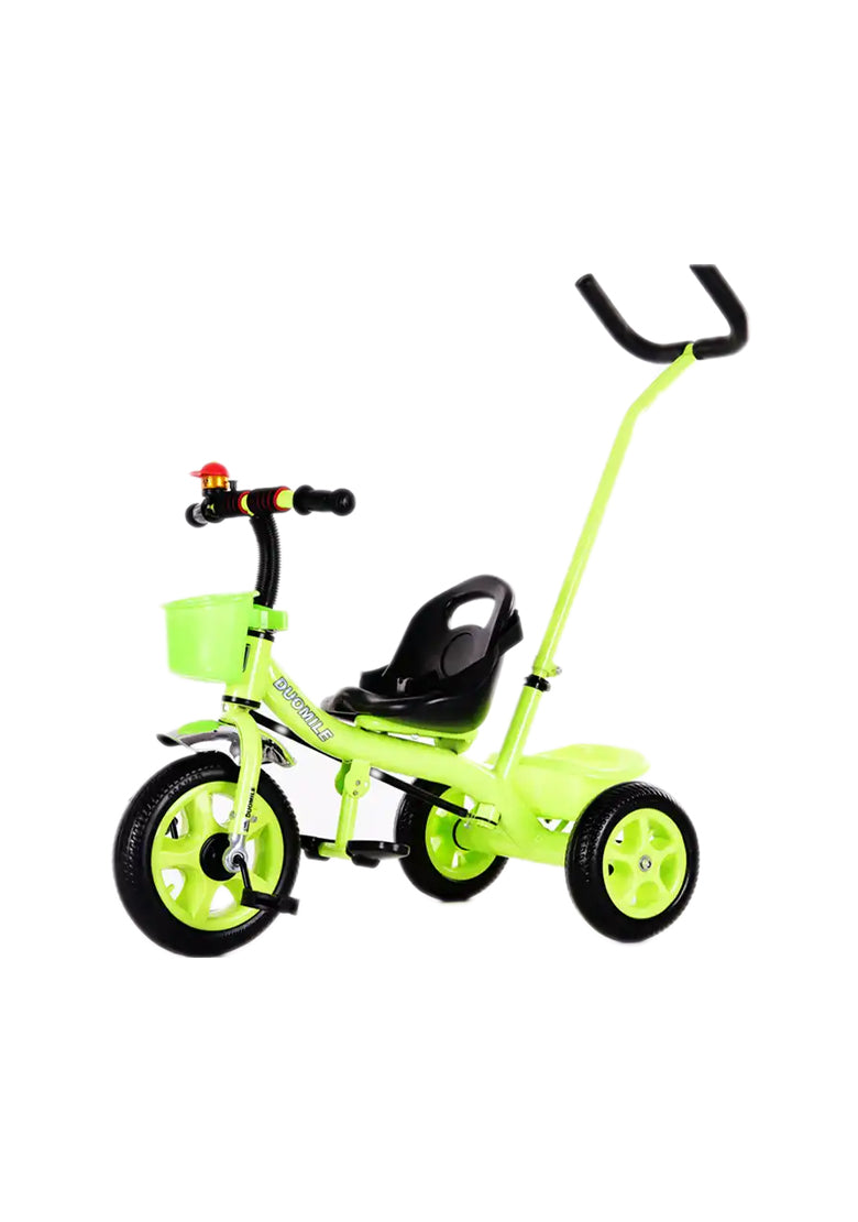 2 in 1 Toddler Stroller pram and Pedal tricycles,Kids trikes with Detachable Parent Handle,Parent Steering Trolley for Adjustable seat,Foam Wheel