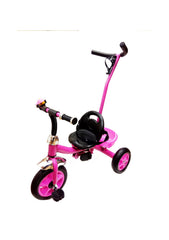 2 in 1 Toddler Stroller pram and Pedal tricycles,Kids trikes with Detachable Parent Handle,Parent Steering Trolley for Adjustable seat,Foam Wheel