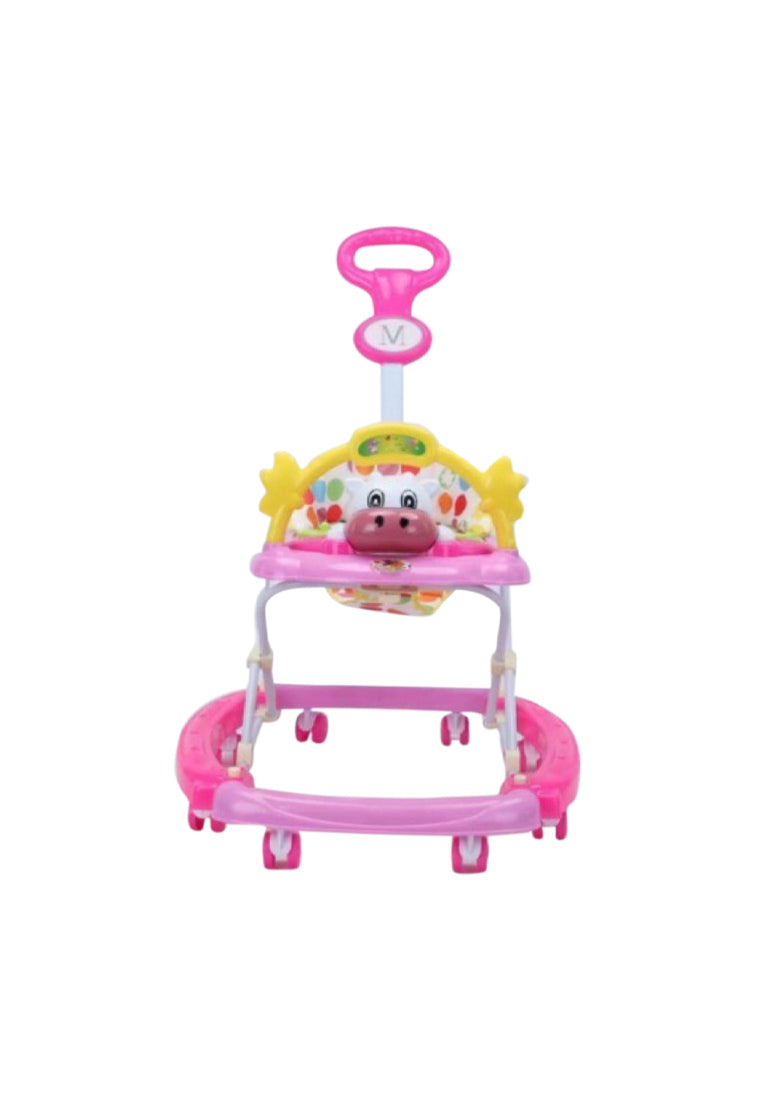 Babycare Baby Walker with Adjustable Height and Push Handle Bar