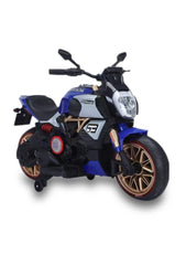 Pull-Back Motorcycle Toy, Friction-Powered Die-Cast Racing Motorbike, Lightweight and Compact, Ideal Gift for Kids Hand Accelerator Wheel Lights