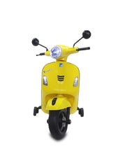 12V Vespa Rechargeable Battery Operated Ride-on Scooter for Kids with Remote Control