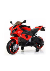 Battery Operated Ride on Bike for Kids with Accelerator, Music (USB), Lights Double Motors Double Battery Hand Accelerator