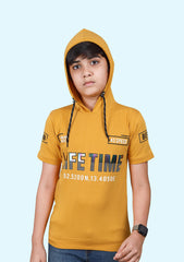 Kids Hoodie T-Shirt Yellow