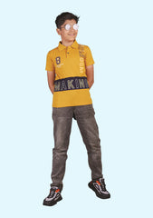 Kids Polo T-Shirt Yellow