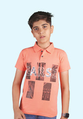 Kids Polo T-Shirt Orange