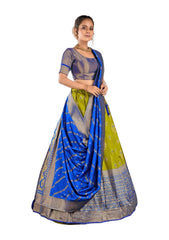 Girls Semi Stitched Lehenga with Dupatta